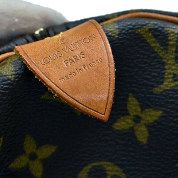 LOUIS VUITTON Speedy 40 Travel Hand Bag Monogram Leather Brown M41522 93EF762 - Picture 6 of 15